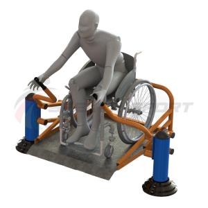 Купить Тренажер уличный для людей с ОВЗ Жим на платформе ТС 1001 в Тюмени 