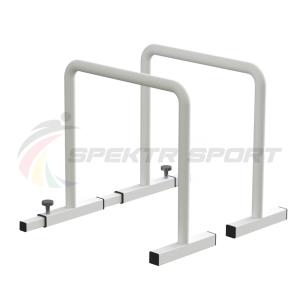 Купить Брусья напольные хайлетсы Spektr Sport цв. белый в Тюмени 