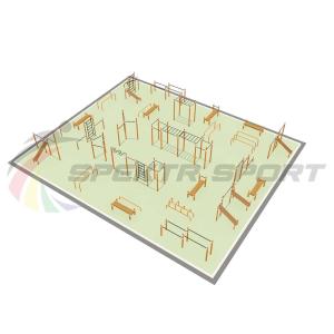 Купить Парковая площадка для Воркаут и WRK 6_76mm в Тюмени 
